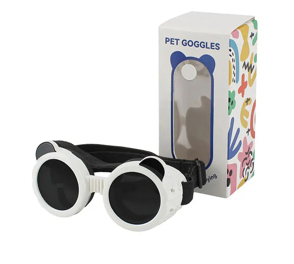 Dog Sunglasses Dog Goggles UV Protection Anti Wind/Dust Pet Eye Wear Protection with Adjustable Strap for Small or medium Dogs - Nova Trendz