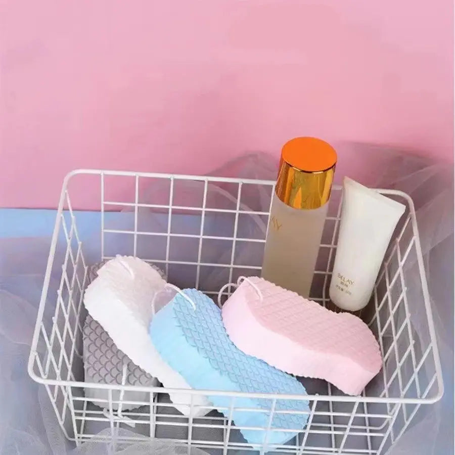 Soft Bath Sponge Body Scrub Bast Wisp Massage Brush Body Washcloth Skin Scrubber Relax Exfoliating Skincare Shower Accessories Nova Trendz