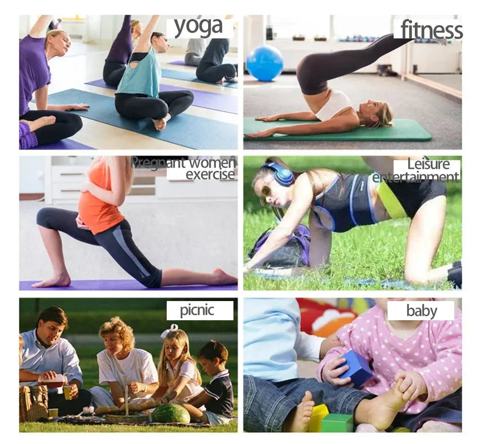3MM-5MM Thick Yoga Mat Anti-skid Sports Fitness Mat  EVA Comfort Foam Yoga Matt for Exercise, Yoga, and Pilates Gymnastics Mat Nova Trendz