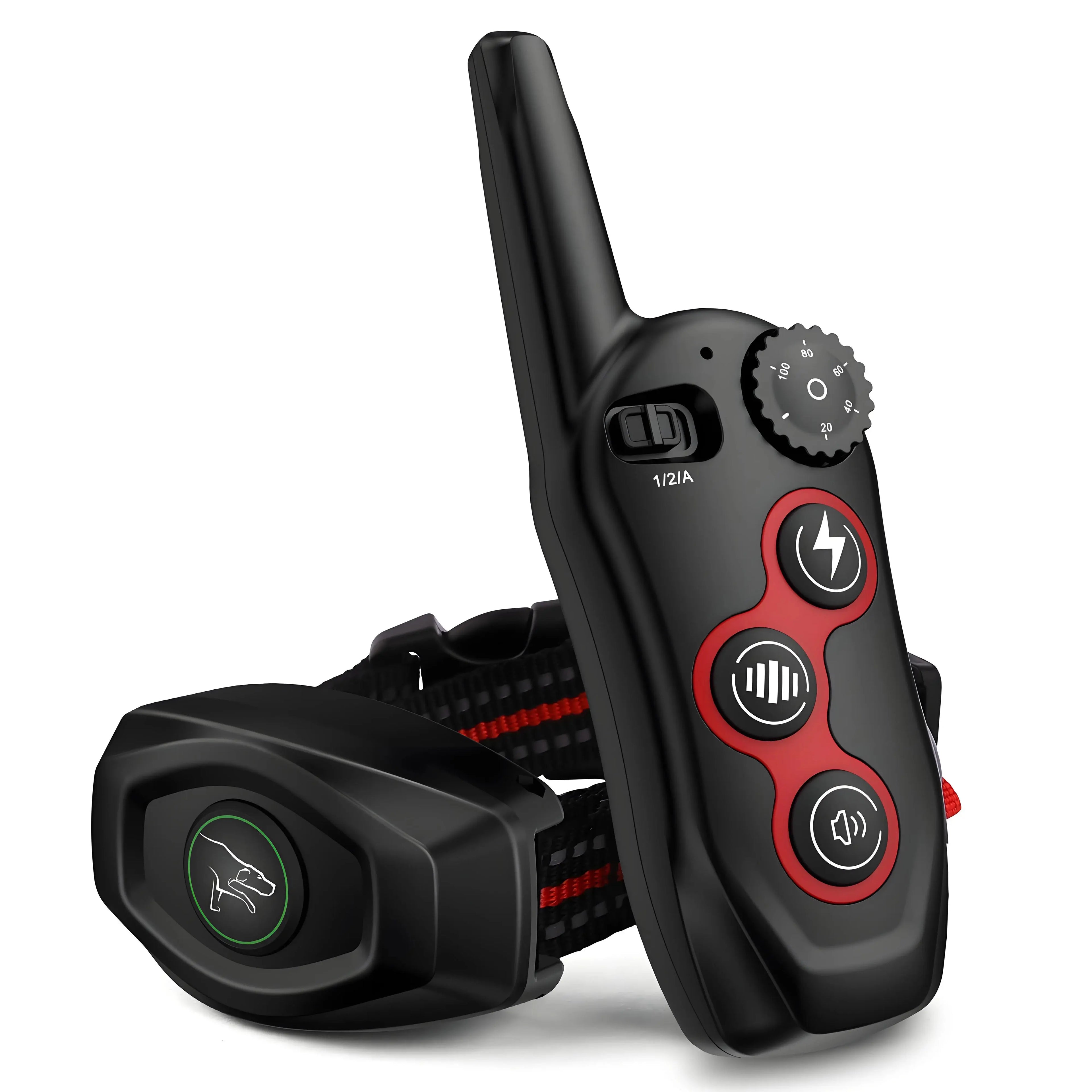 Dog Training Collar/Auto-barking Stopper 2 in 1 Function 500m Remote Control Range Waterproof Pet Electric Collar For Most Dogs - Nova Trendz