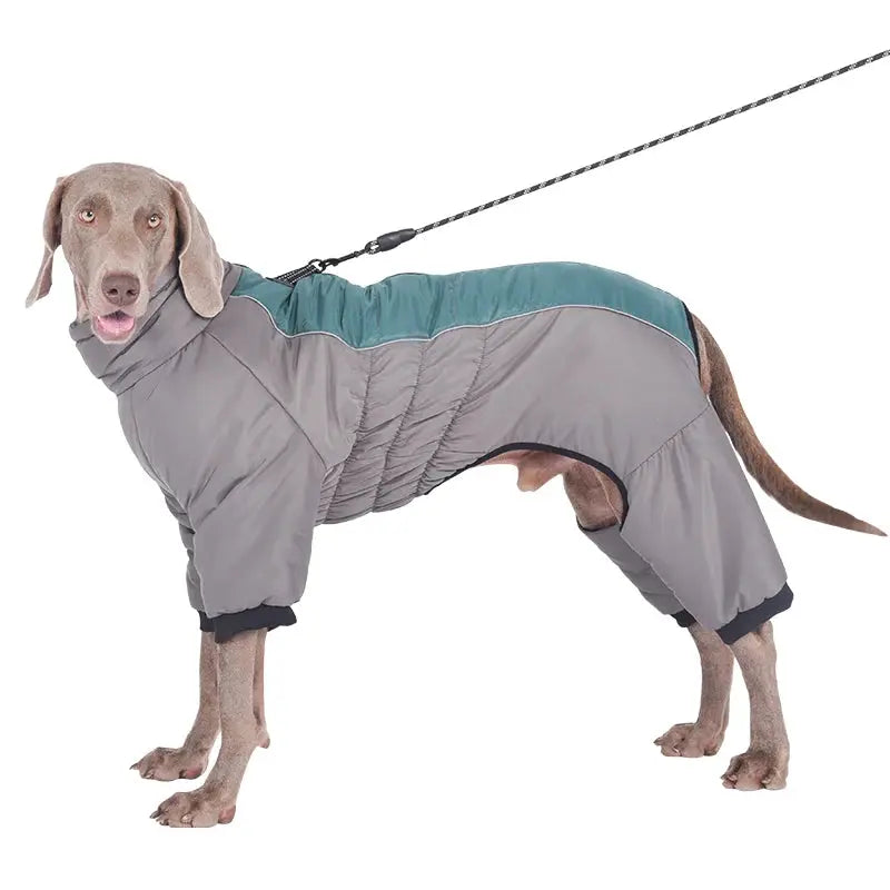 Waterproof Pet Dog Winter Jumpsuit Warm Medium Large Dogs Winter Jacket Clothes Labrador Bulldog Golden Retriever Costumes - Nova Trendz
