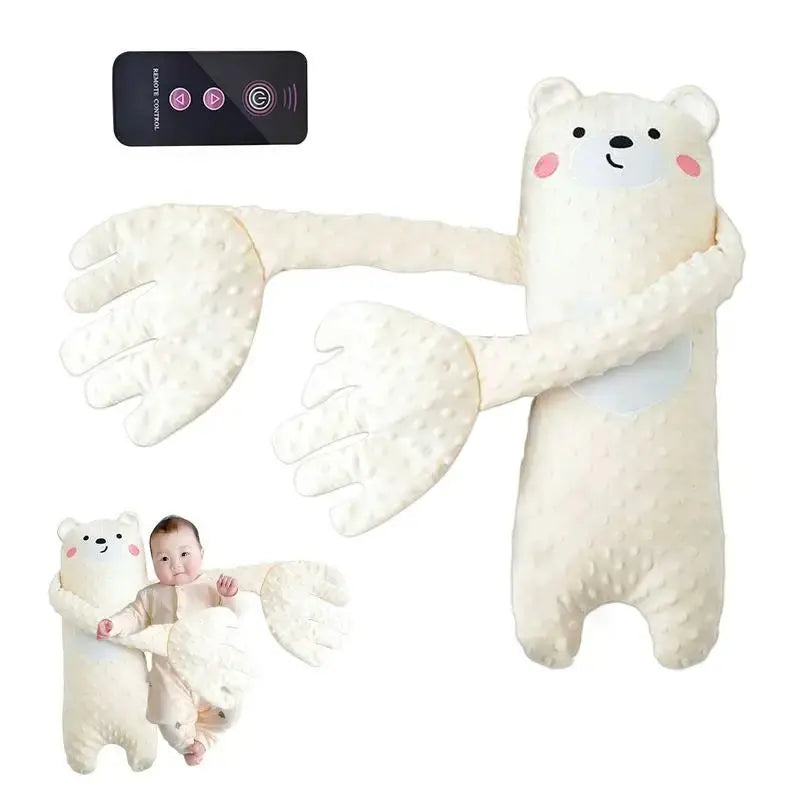 Remote Control Electric Baby Sleep Toy Cartoon Bear Shaped Plush Soothing Dolls Cartoon Baby Sleep Aid Comfort Soother Pillow Nova Trendz