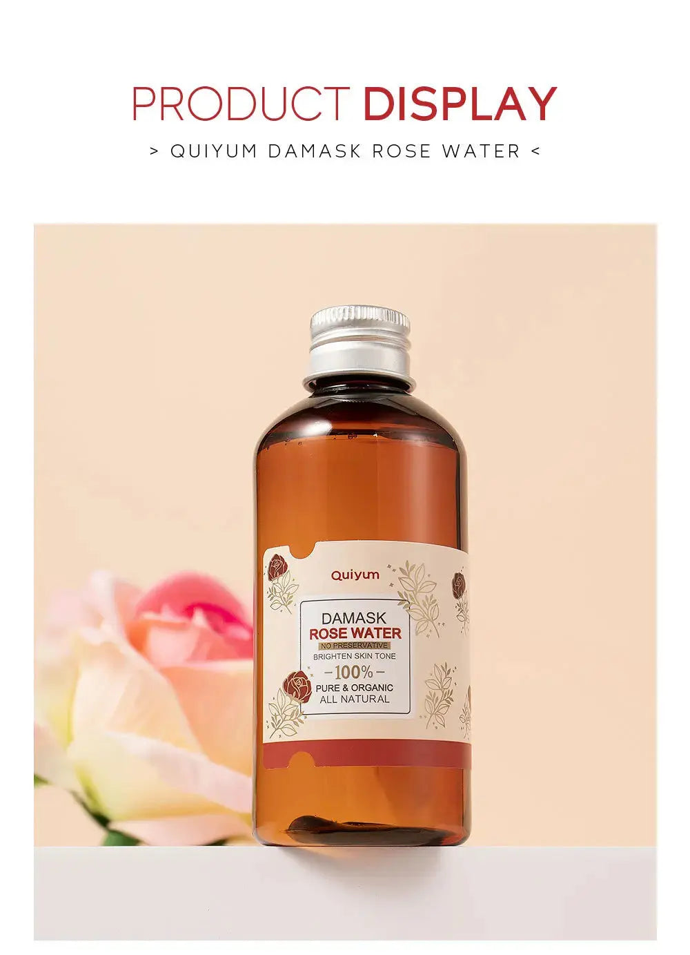 Face Care Rose Water Nourishing Skin Improve Dullness Anti Aging Facial Toner Damask Korean Skincare Products 100ml Nova Trendz