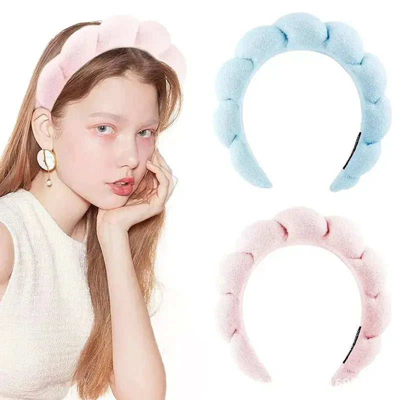 Soft Hair Styling Accessories Women Girls Headbands for Face Washing Bath Makeup Hair Band Women Adjustable SPA Facial Headband Nova Trendz