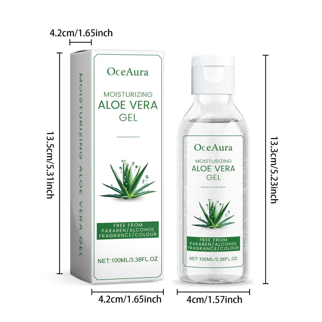 Aloe Vera Gel Pore Shrinking Oil Control Ance Remover Moisturizing Brighten Anti-Aging Facial Essence Beauty Skin Care Products Nova Trendz