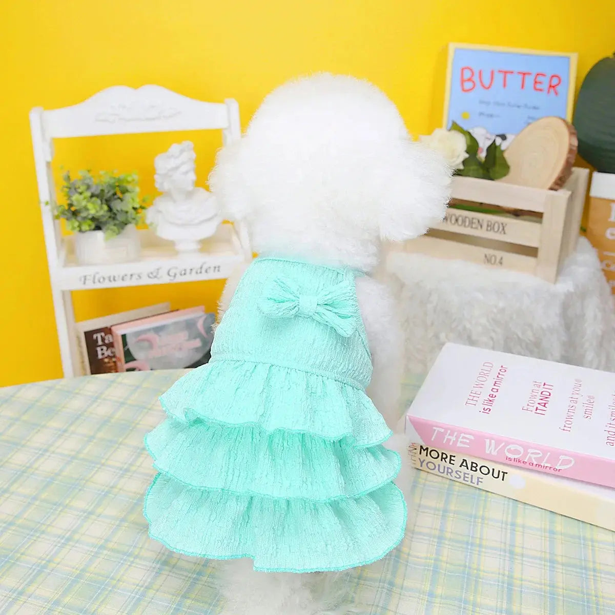 Spring Pet Clothes Dog Princess Dresses Puppy Dress Pet Skirt Puppy Dog Princess Dresses for Small Medium Cat Costume Pug - Nova Trendz
