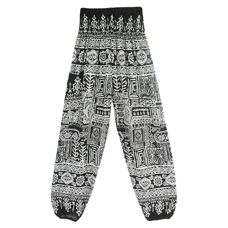 Yoga Pants Women Hippie Harem Printed Leggings Boho High Waisted Pantalone De Mujer Cintura Alta Calca Feminina Beach - Nova Trendz