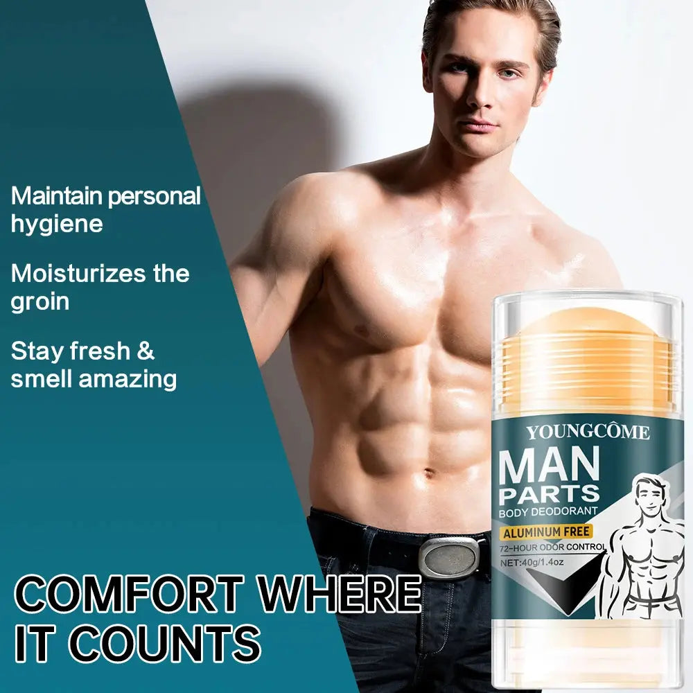 Men's Deodorizer Stick with 72 Hour Odor Control Removing Odor Increasing Favorability Refreshing Aroma Skincare Products Nova Trendz