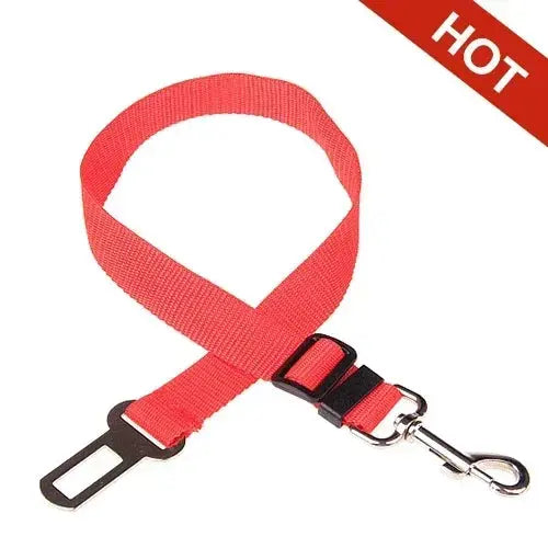 Dog Harness Lead Clip Safety Lever Traction Dog Collars Dogs Accessoires Adjustable Pet Cat Dog Car Seat Belt Pet Seat Vehicle Nova Trendz
