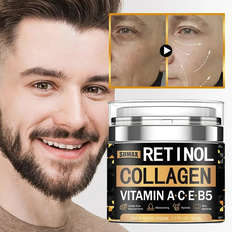 Retinol Collagen Face Cream Skincare Smooth Wrinkles  Moisturizing Brightening Hydrating Firming Facial Face Men Women Cosmetics Nova Trendz