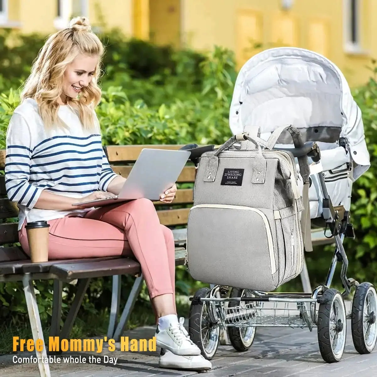 Nappy Backpack Bag Mummy Large Capacity Bag Mom Baby Multi-Function Waterproof Outdoor Travel Diaper Bags Nova Trendz