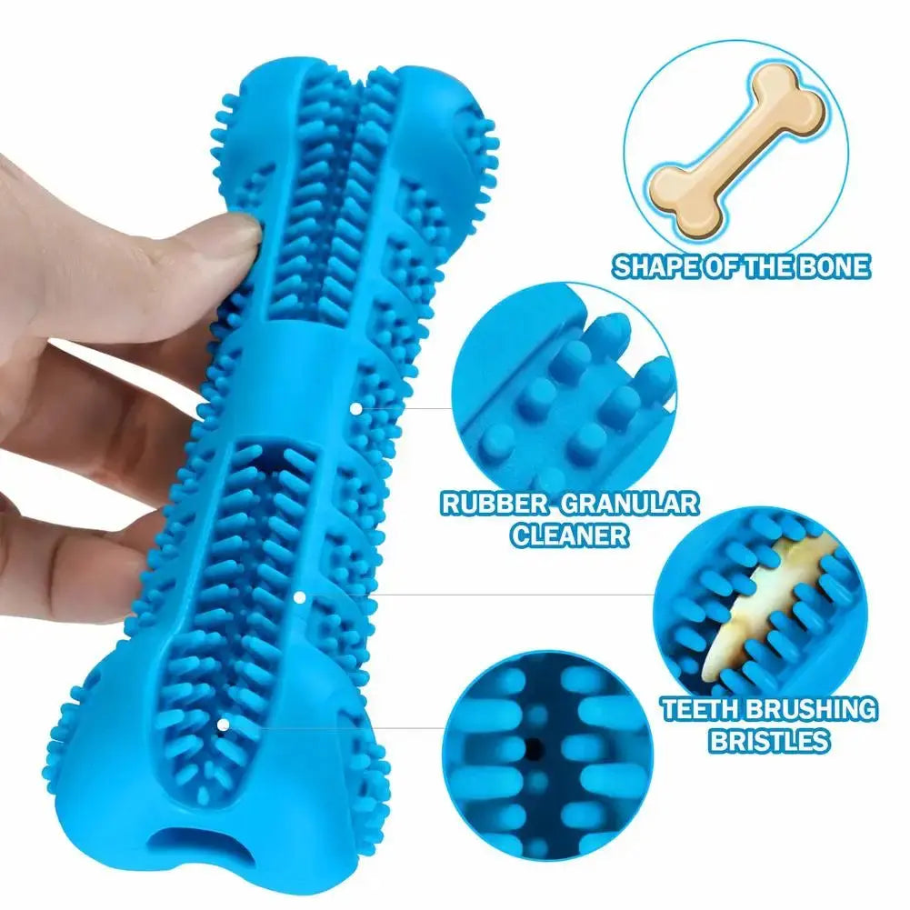 Soft Rubber Dog Toothbrushes Puppy Toys Dog Brush Stick 360 Degree Teeth Cleaning Toothpaste for Small Dogs Pet Toothbrush - Nova Trendz