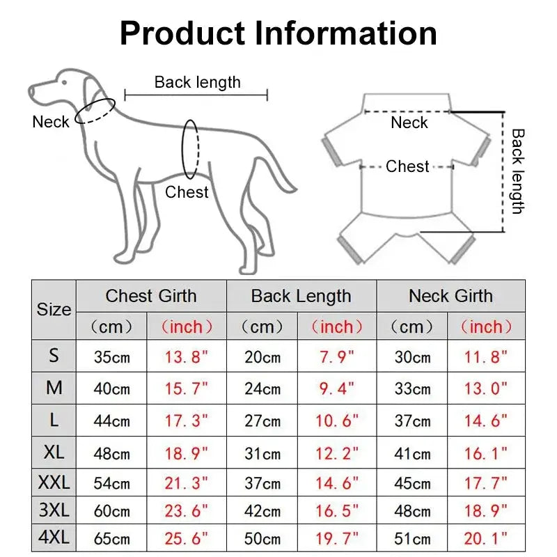 S-4XL Dog Pajamas for Small Medium Dogs Elk Printed Puppy Jumpsuit Winter Warm Pet Christmas Clothing Coral Velvet Sleepwear - Nova Trendz