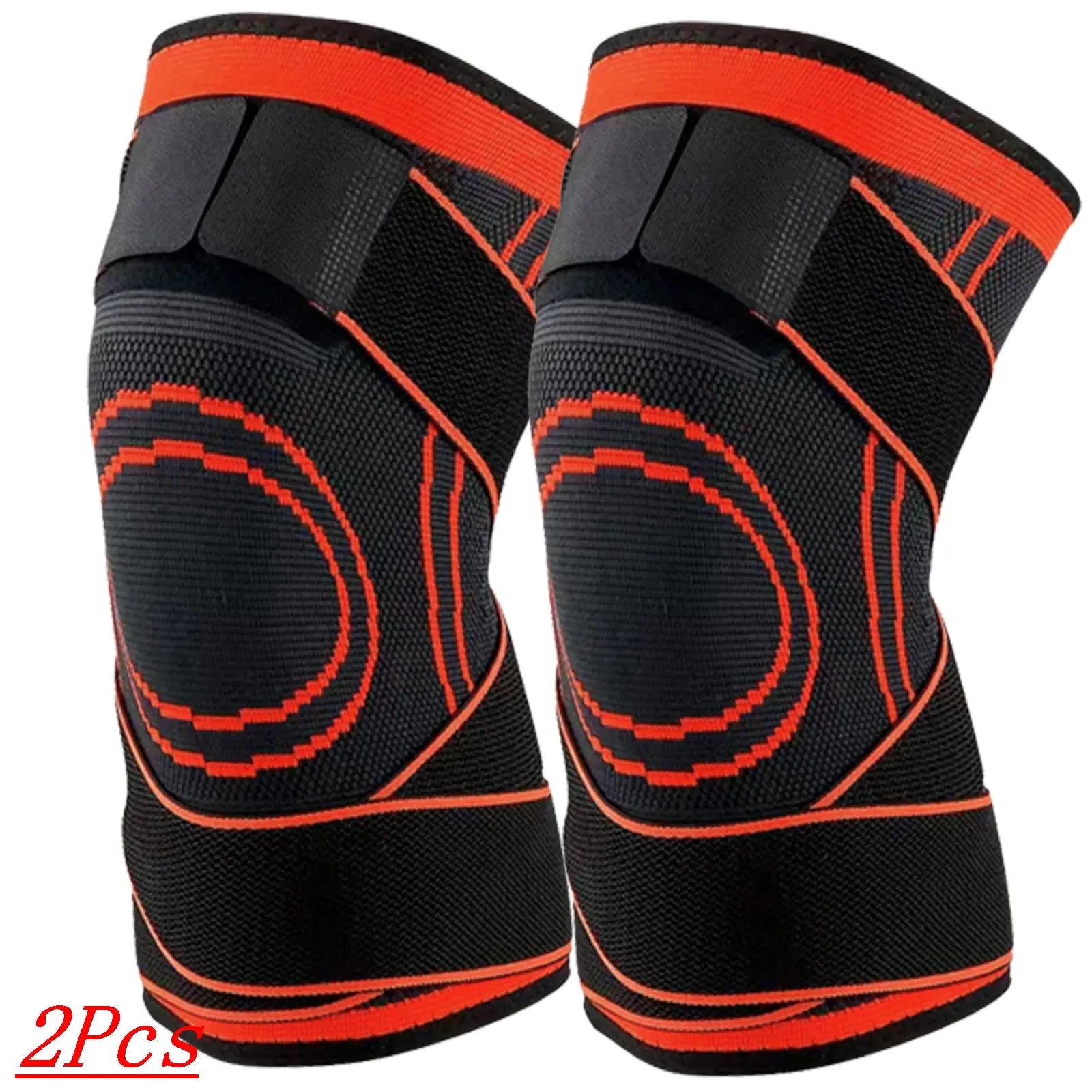 (2pcs) Order A Size Up Get Maximum Knee Support & Arthritis Relief For Men & Women - Adjustable Strap Wrap For Running, Cycling & Exercise! Nova Trendz