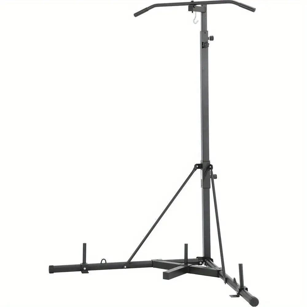 VEVOR 2 in 1 Punching Bag Stand Steel Heavy Duty Workout Equipment Adjustable Height Boxing Punching Bag Stand with Pull Up Bar Freestanding Sandbag Rack Holds Up to 400 lbs for Home Gym Fitness Nova Trendz