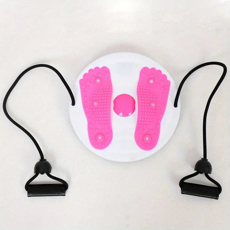 1pc Magnetic Twisting Boards With Pull Rope, Fitness Foot Massage Disc, Balance Board For Yoga, Gym Sport, Exercise, Waist & Hips & Legs Twisting, Body Shaping Nova Trendz