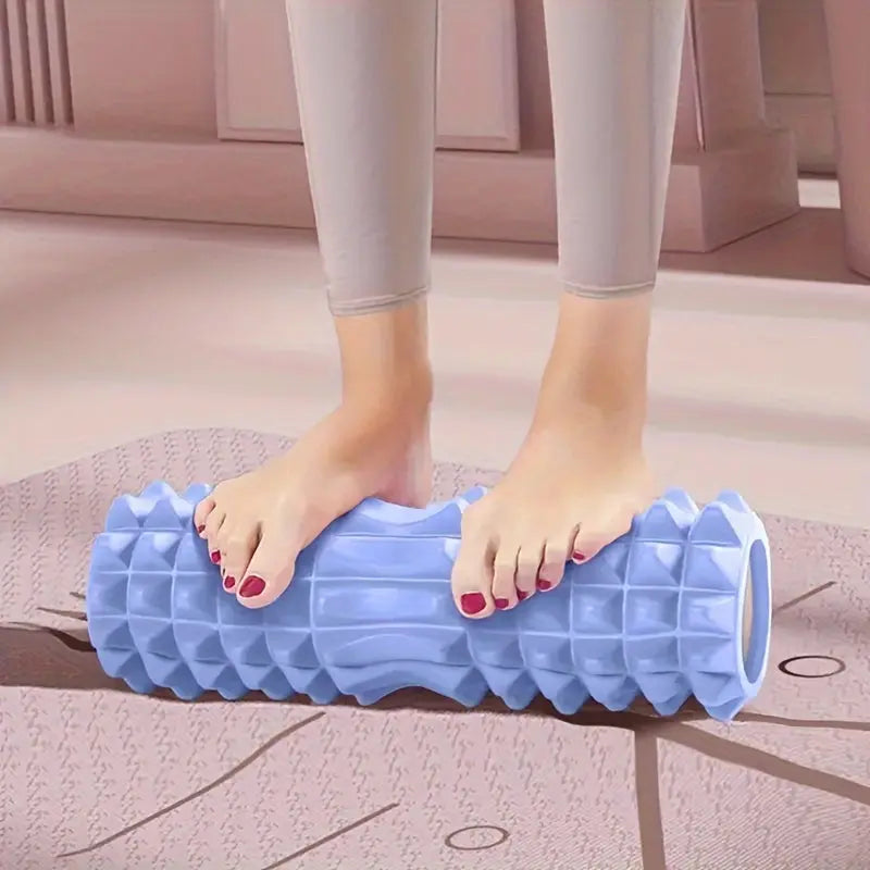 1pc Yoga Massage Roller, Suitable For Pilates, Yoga Exercise, Back Muscle Massage Roller, For Body Shaping, Calf Exercise Nova Trendz