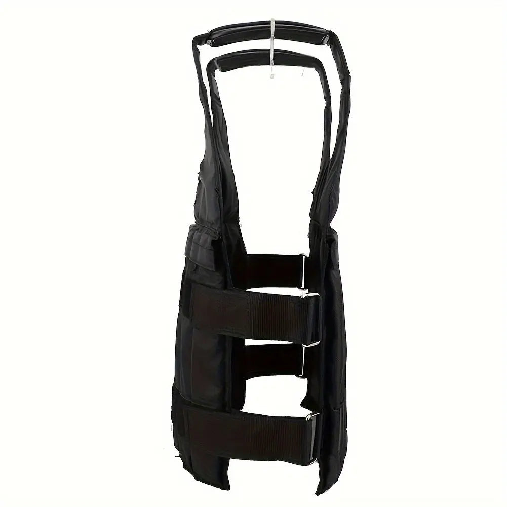 Adjustable Weighted Vest Max Load 20kg 16 Pouches Gym Running Fitness Sports Training Weight Loss Jackets Exercise Waistcoat for Workout Exercise Boxing Training Nova Trendz