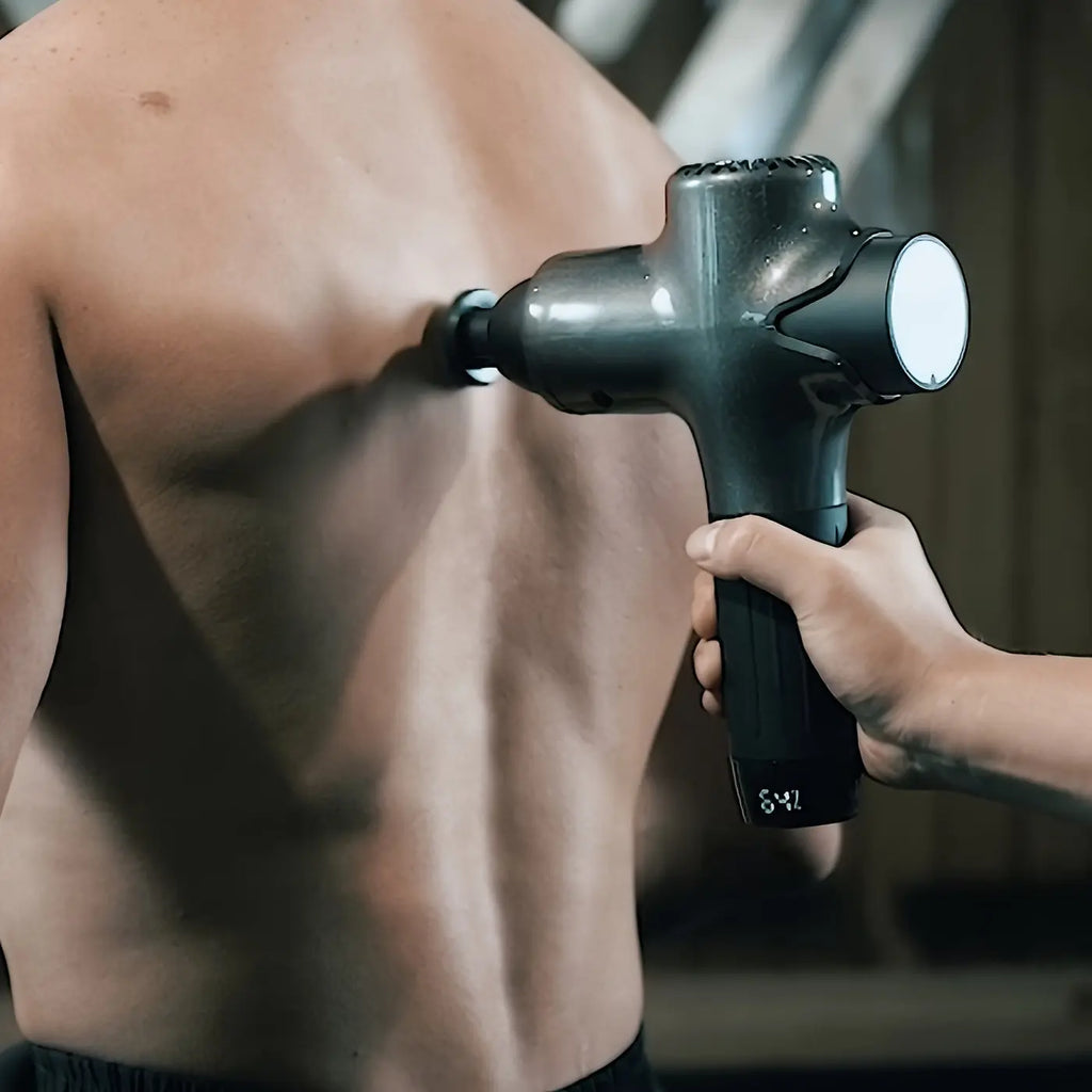 NEW TAG Muscle Massage Gun Upgraded Muscle Massage Gun Silent Portable Electric Massager Deep Tissue Massager Suitable for muscle relaxation after exercise Fitness training supplies Nova Trendz