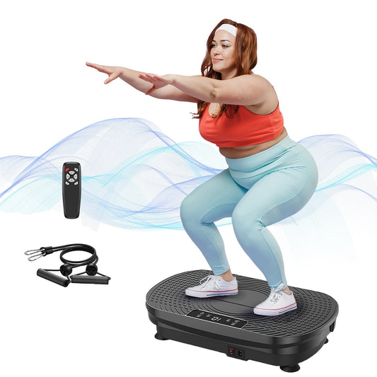 Vibration Plate Equipment- Whole Body Workout Equipment for Women, And Silicone Pedal, Gift Stocking, Christmas Gift for Your Family