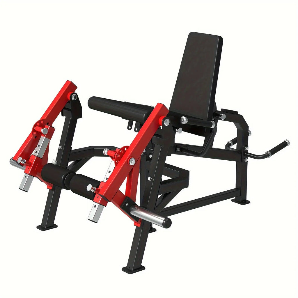 [4-IN-1 Leg Exercise Machine] 4-IN-1 Leg Exercise Machine - Single Leg Extension And Lying Leg Curl, Adjustable Leg Bench - 350lb Capacity, Plate Loaded Home Gym Nova Trendz