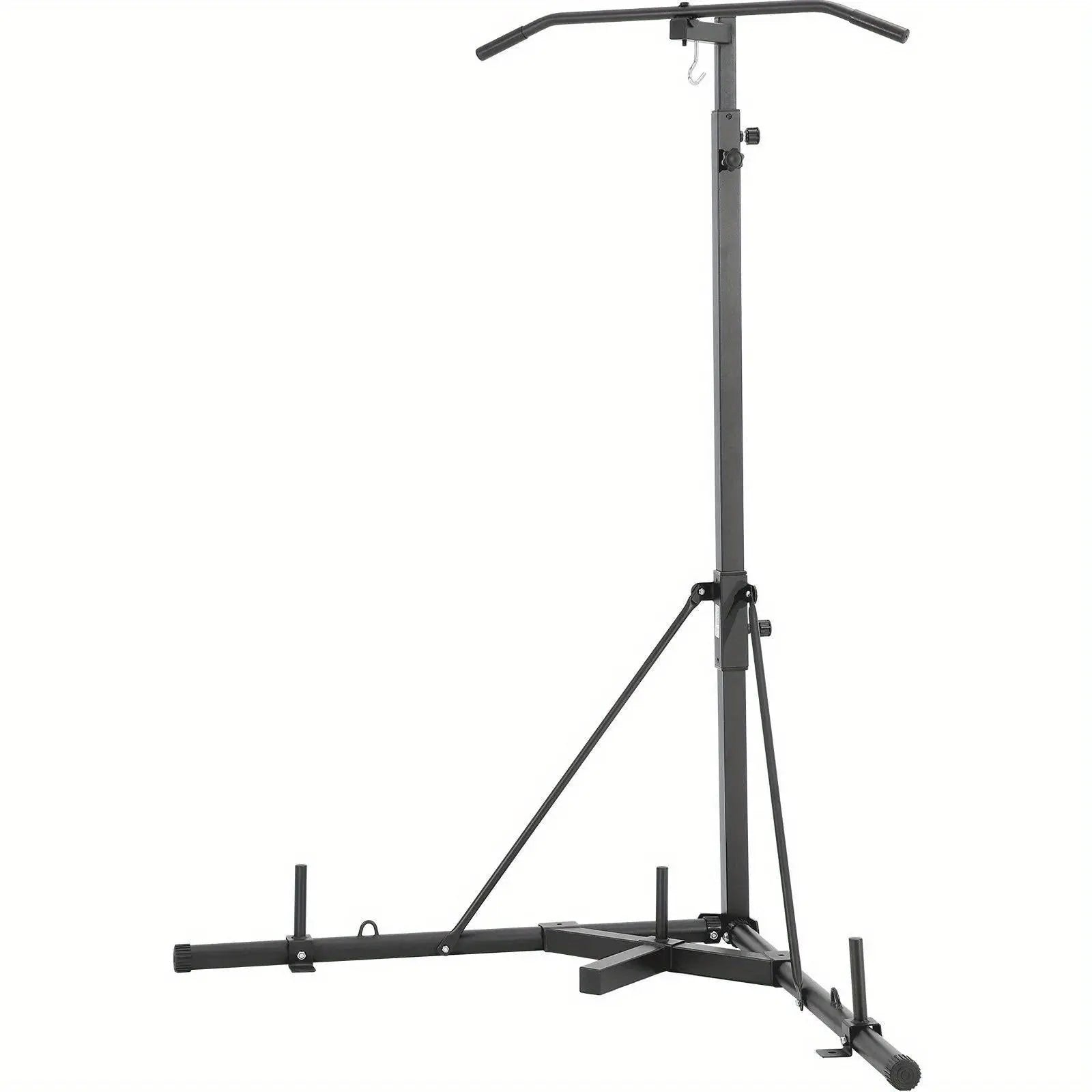 VEVOR 2 in 1 Punching Bag Stand Steel Heavy Duty Workout Equipment Adjustable Height Boxing Punching Bag Stand with Pull Up Bar Freestanding Sandbag Rack Holds Up to 400 lbs for Home Gym Fitness Nova Trendz