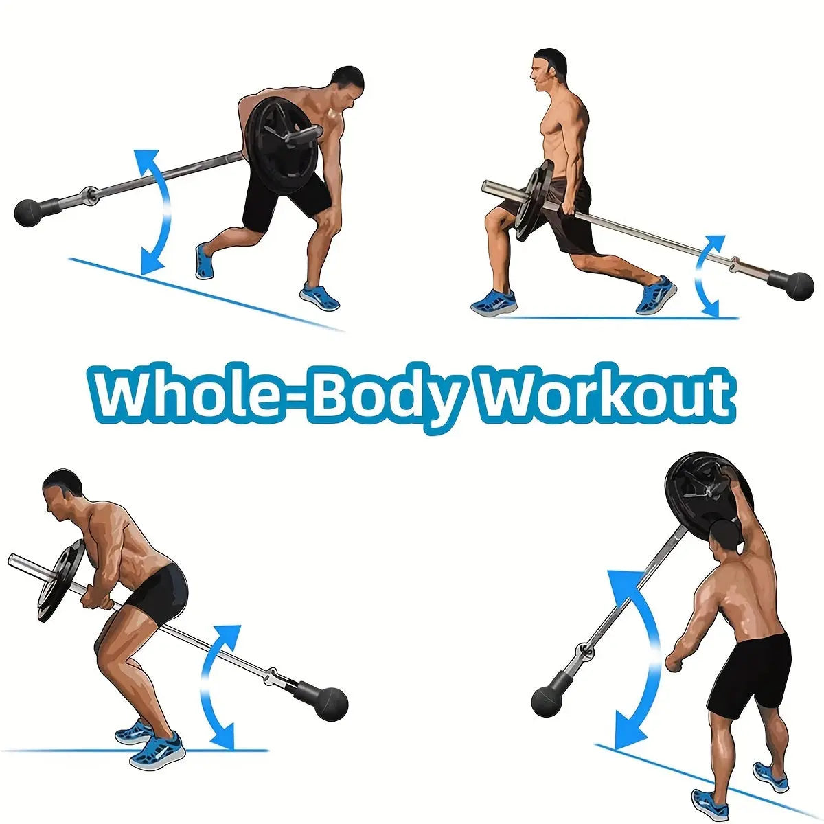 1pc Barbell Bottom Sleeve, Exercise Equipment - Fits 2"/5.08cm Bar, Suitable For Hard Pull, Squats Training, Strength Training Nova Trendz