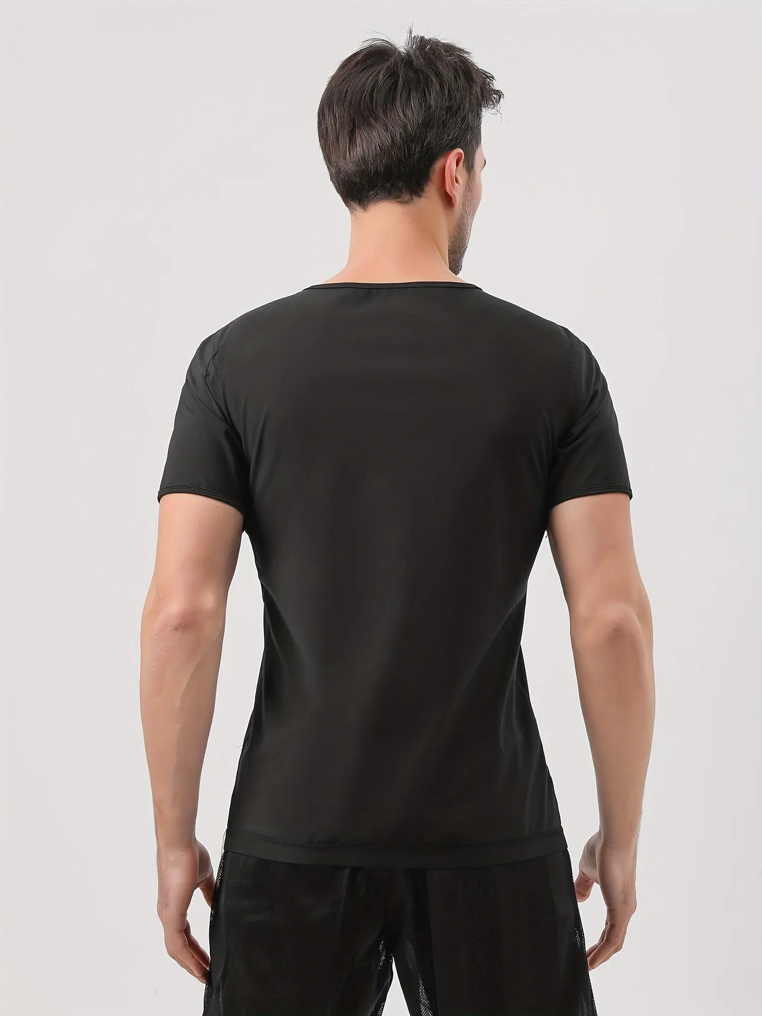 Sauna Shirt For Men, Short Sleeve Sauna Suit For Men Weight Loss, Sweat Body Shaper Sauna Vest For Men Gym Exercise Sauna Top Nova Trendz