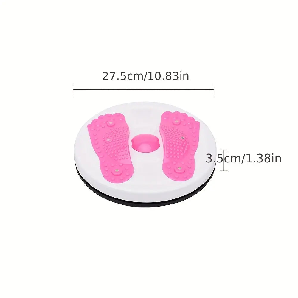 1pc Magnetic Twisting Boards With Pull Rope, Fitness Foot Massage Disc, Balance Board For Yoga, Gym Sport, Exercise, Waist & Hips & Legs Twisting, Body Shaping Nova Trendz