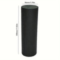 1pc Premium EVA Foam Roller - Textured Surface for Enhanced Flexibility, Muscle Relaxation | Ideal for Yoga, Pilates & Fitness | Available in Purple, Blue, Black, Workout Accessories Nova Trendz