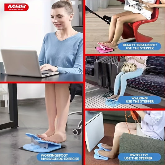 1pc Adjustable Foldable Pedal Board, Fitness Step Exercise Board, Suitable For Home Fitness, Leg Training, Body Workout