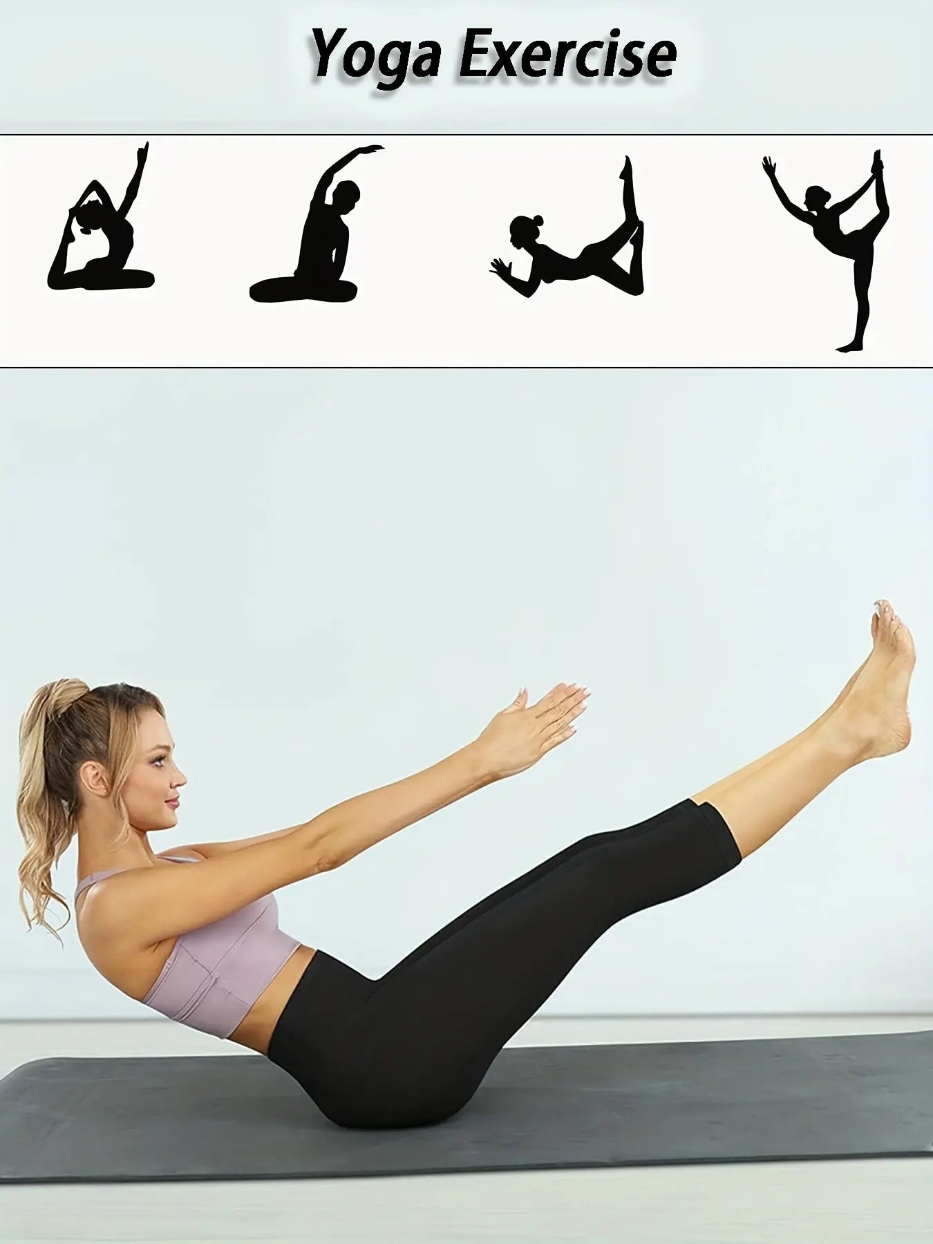 5-Pack Womens Capri Leggings - Ultra-Stretchy, Silky Smooth, Opaque Fabric for Maximum Comfort - Ideal for Fitness, Exercise, Running, Yoga, and Active Lifestyle with Endless Outfit Options Nova Trendz