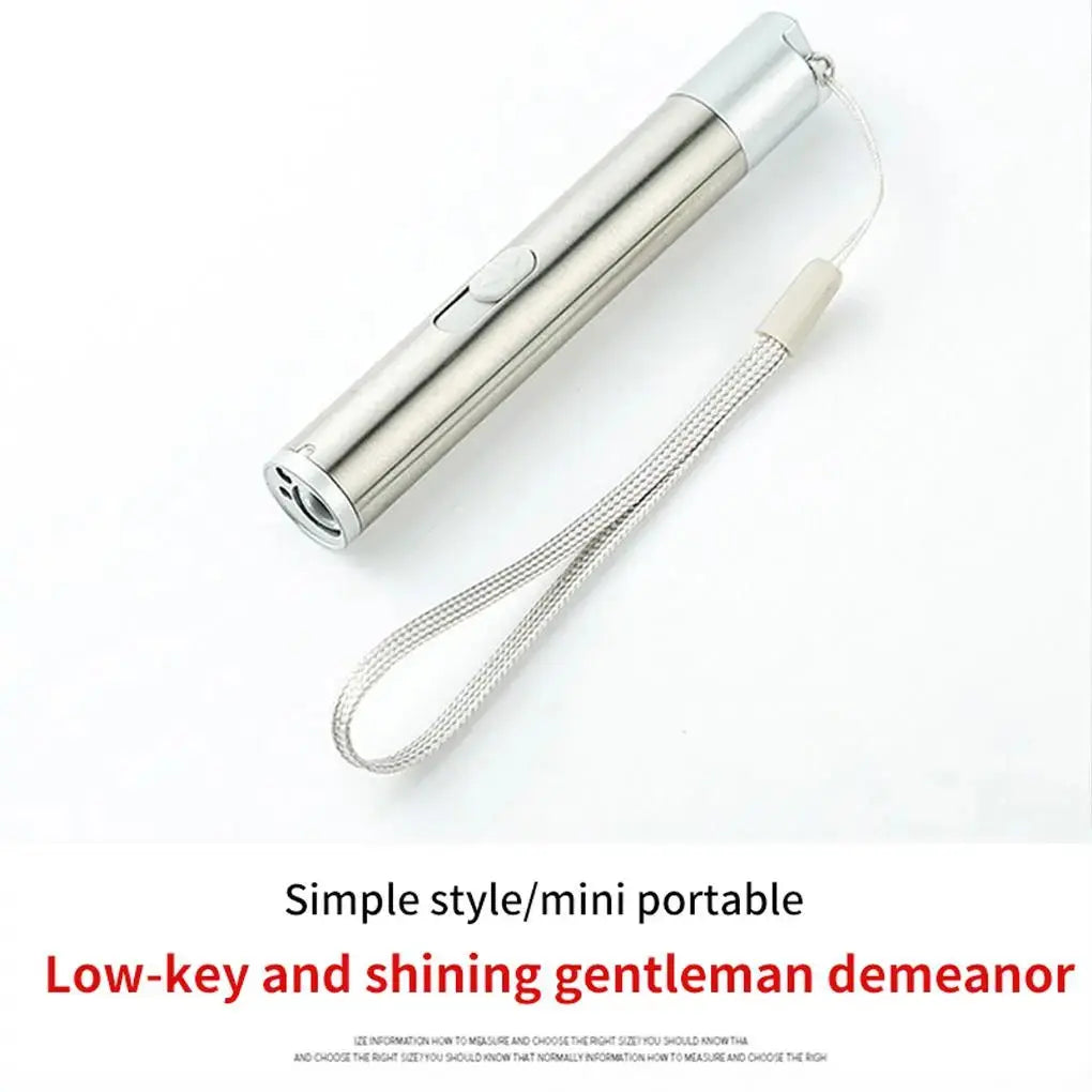 Pointers USB Charging Rechargeable 3-in-1 Flashlight Red Camping Lamp Multifunctional Toy UV Props Pet Training Nova Trendz
